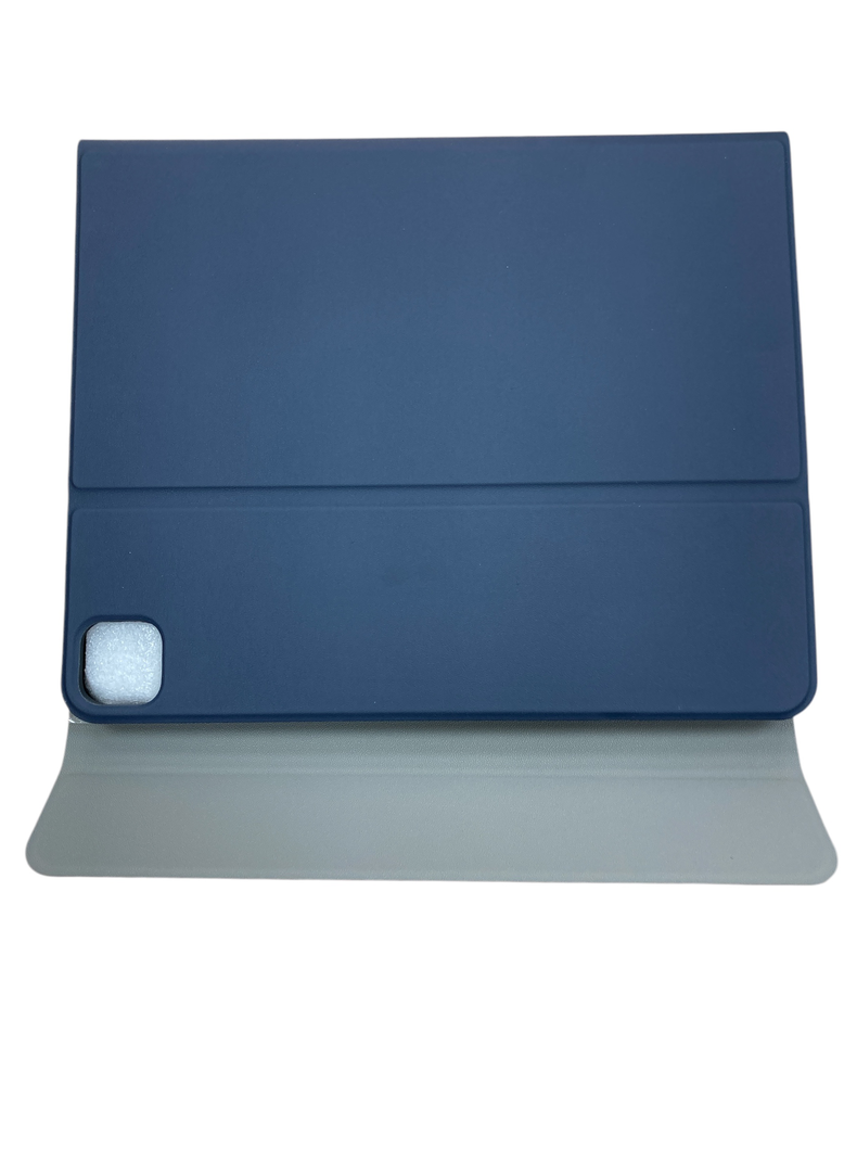 Funda Con Teclado Español Para iPad 12.9 Con Ranura Azul-4