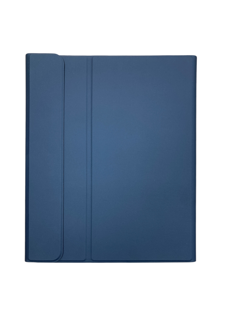 Funda Con Teclado Español Para iPad 12.9 Con Ranura Azul-5