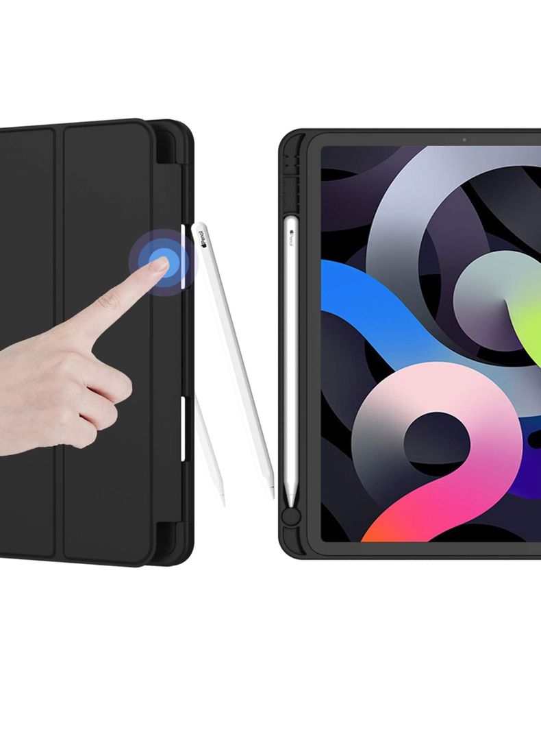 Carcasa Funda Smart Cover Para iPad 10.9 Air 4ta 5ta Negro-6