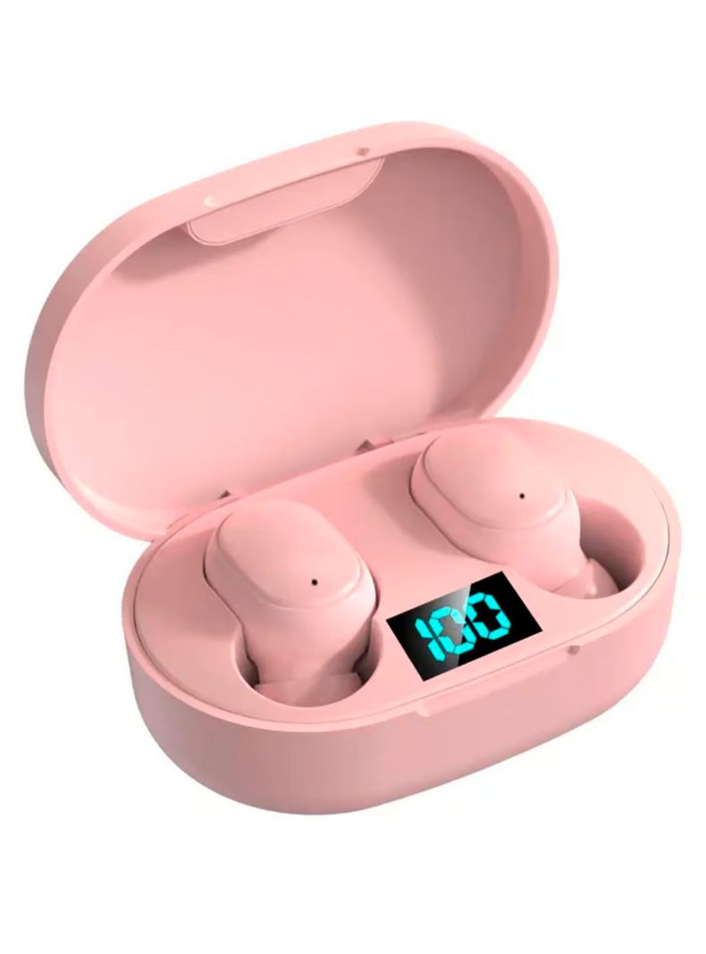 Audifonos Inalambricos Bluetooth Tecnolab TWS TL564 Rosado-0