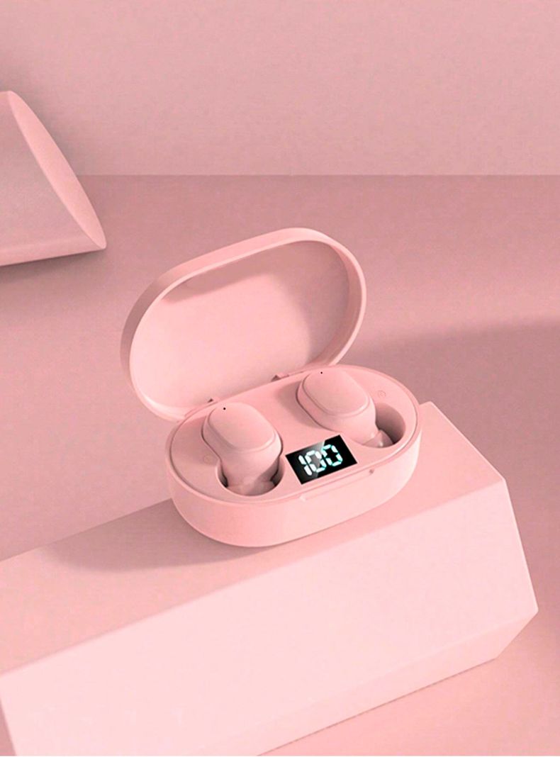 Audifonos Inalambricos Bluetooth Tecnolab TWS TL564 Rosado-2