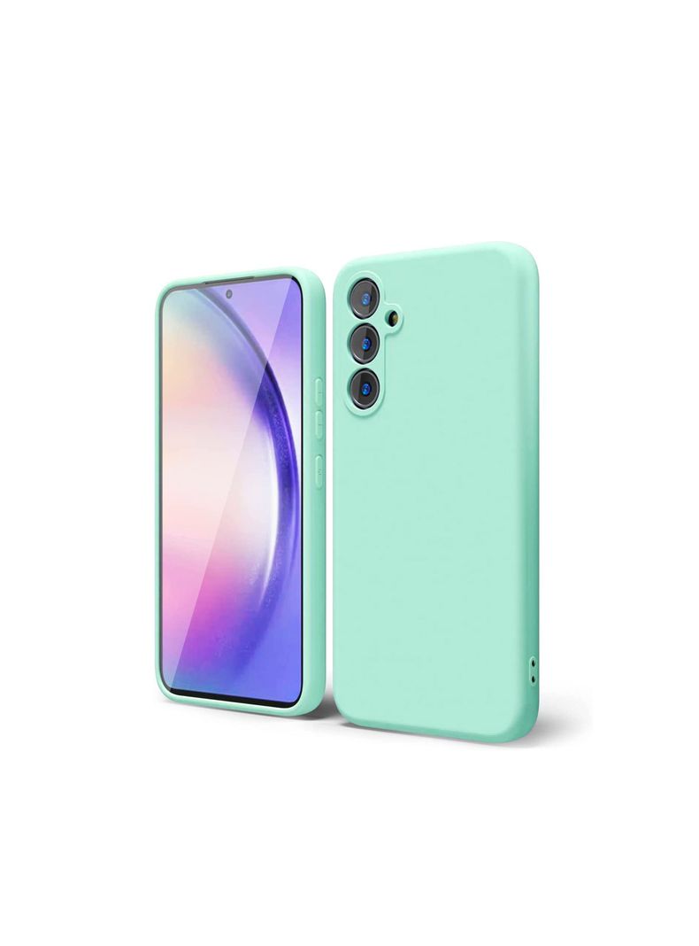 Carcasa Para Samsung A15 Goma Turquesa-0