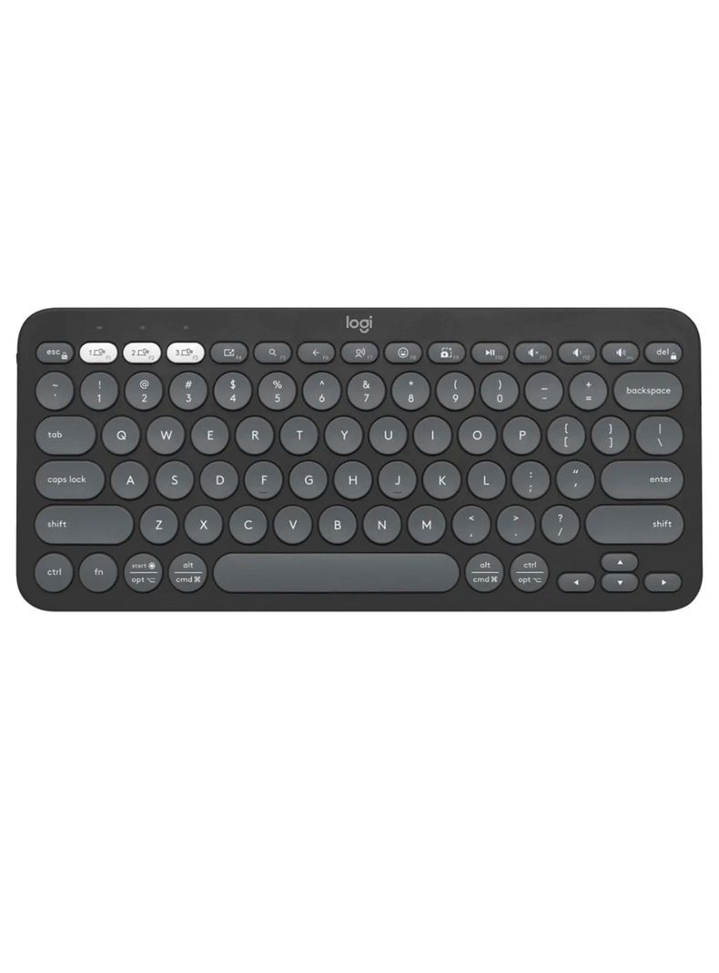 Teclado Inalámbrico Bluetooth En Español Pebble K380S Negro-0