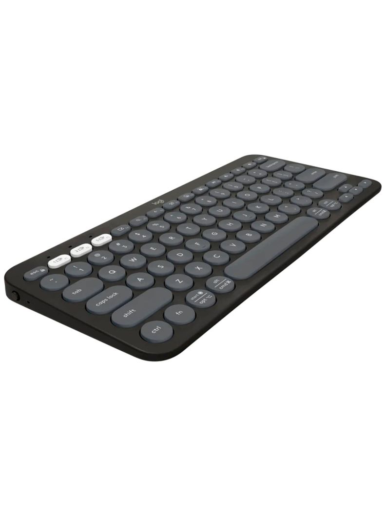 Teclado Inalámbrico Bluetooth En Español Pebble K380S Negro-1