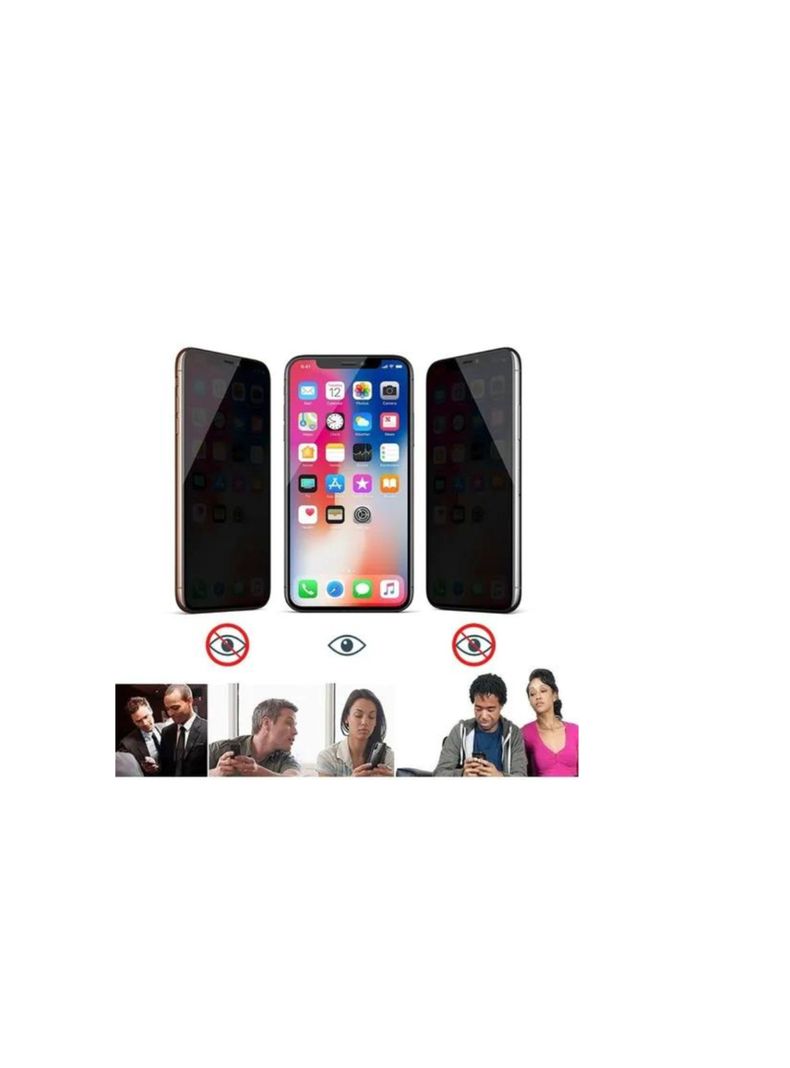 Lamina Hidrogel Antiespia Antihuellas Para iPhone 15 Pro Max-1
