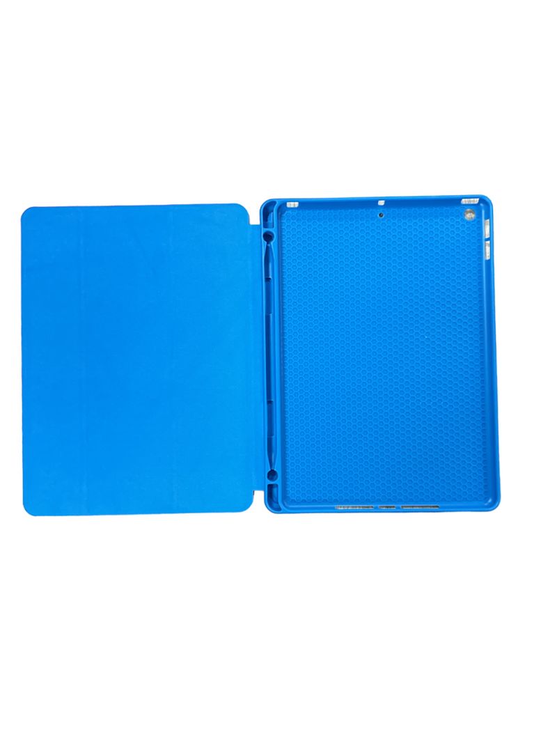Carcasa Funda Para iPad 10.2 7ma 8va 9na Con Ranura Azul Pri-0