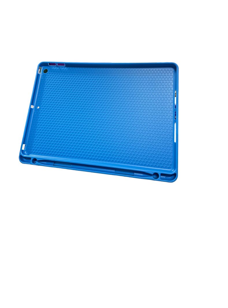 Carcasa Funda Para iPad 10.2 7ma 8va 9na Con Ranura Azul Pri-3