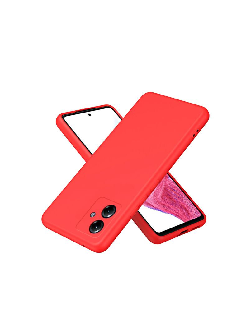 Carcasa Para Xioami Redmi 12 5G Goma Rojo