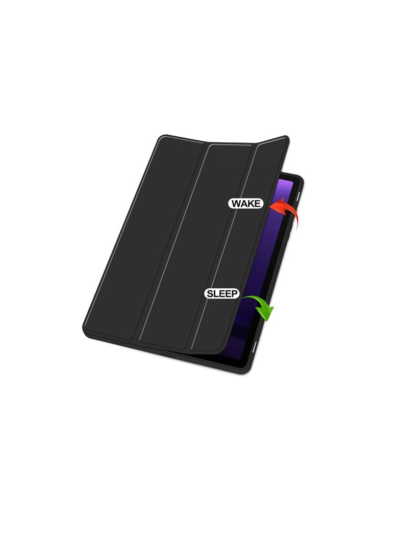 Funda SmartCover Para iPad Mini 6 Con Ranura de Lápiz Rosa-3