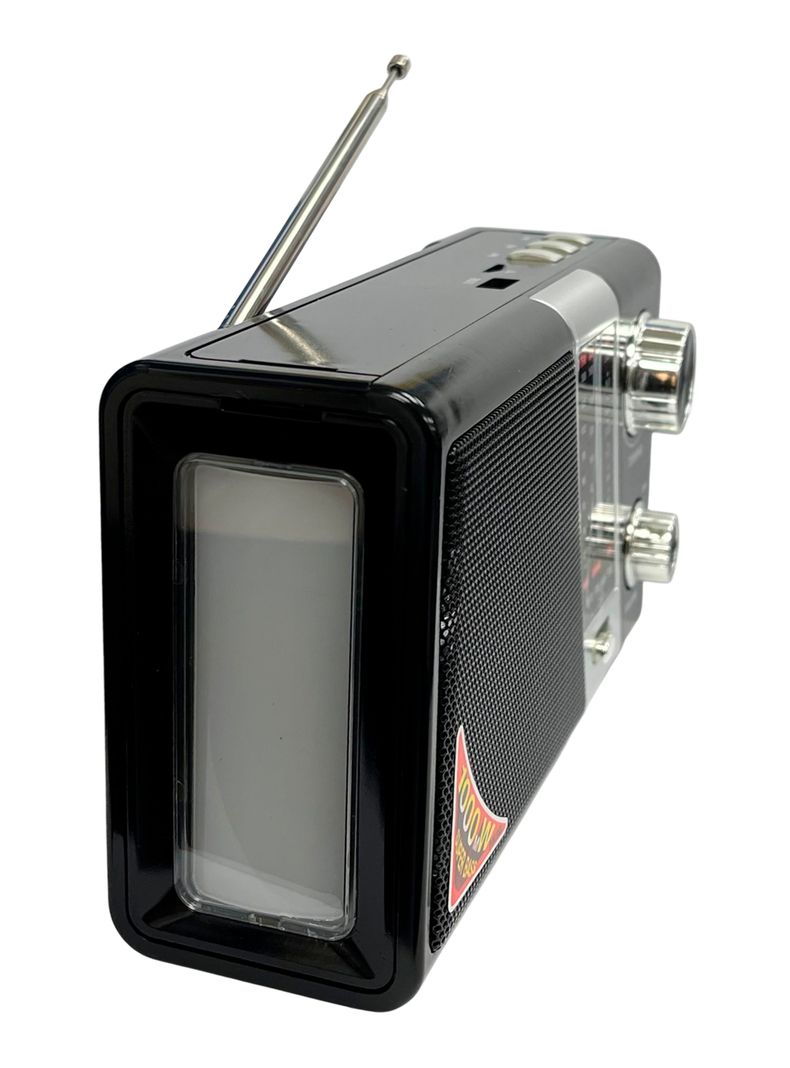Radio Portatil Recargable Linterna Carga Solar Tenolab TL635-2