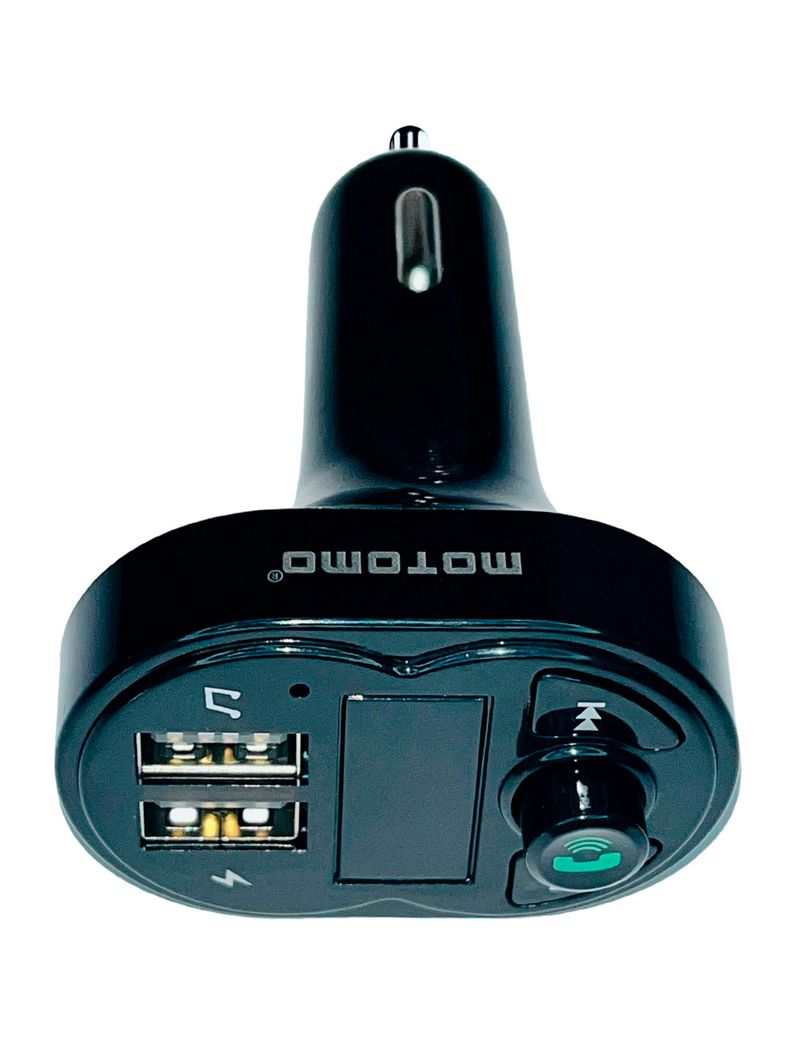 Transmisor de Auto FM Bluetooth Lector De Memoria Y Cargador-1