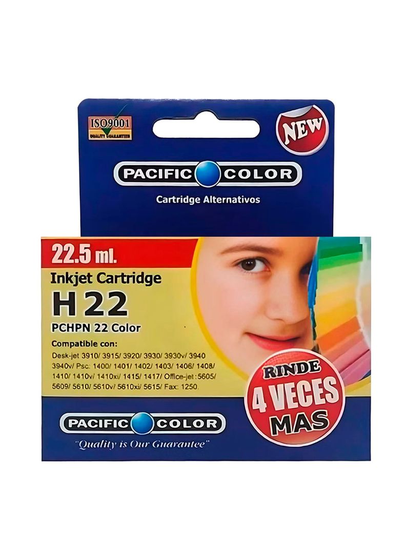 Tinta Para Impresora 22XL Capacidad 22.5ml Color-0