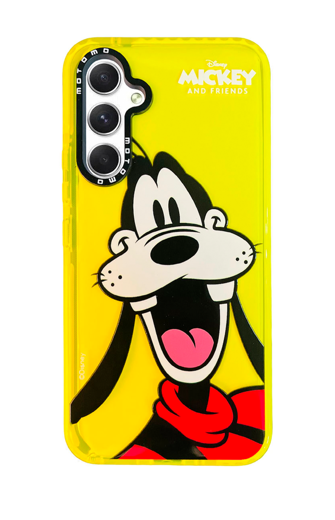 Carcasa Para Samsung A04S Mickey Y Minnie Disney Amarillo-0