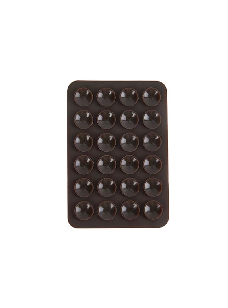 Soporte De Silicona Ventosa Adhesivo Para Celular Negro-0