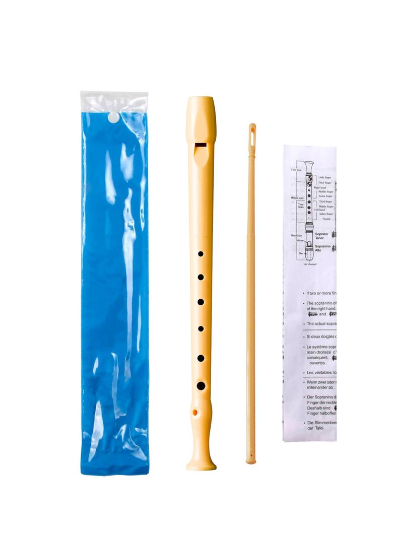 Flauta Dulce Fussen Con Limpiador Y Funda Alemana-0