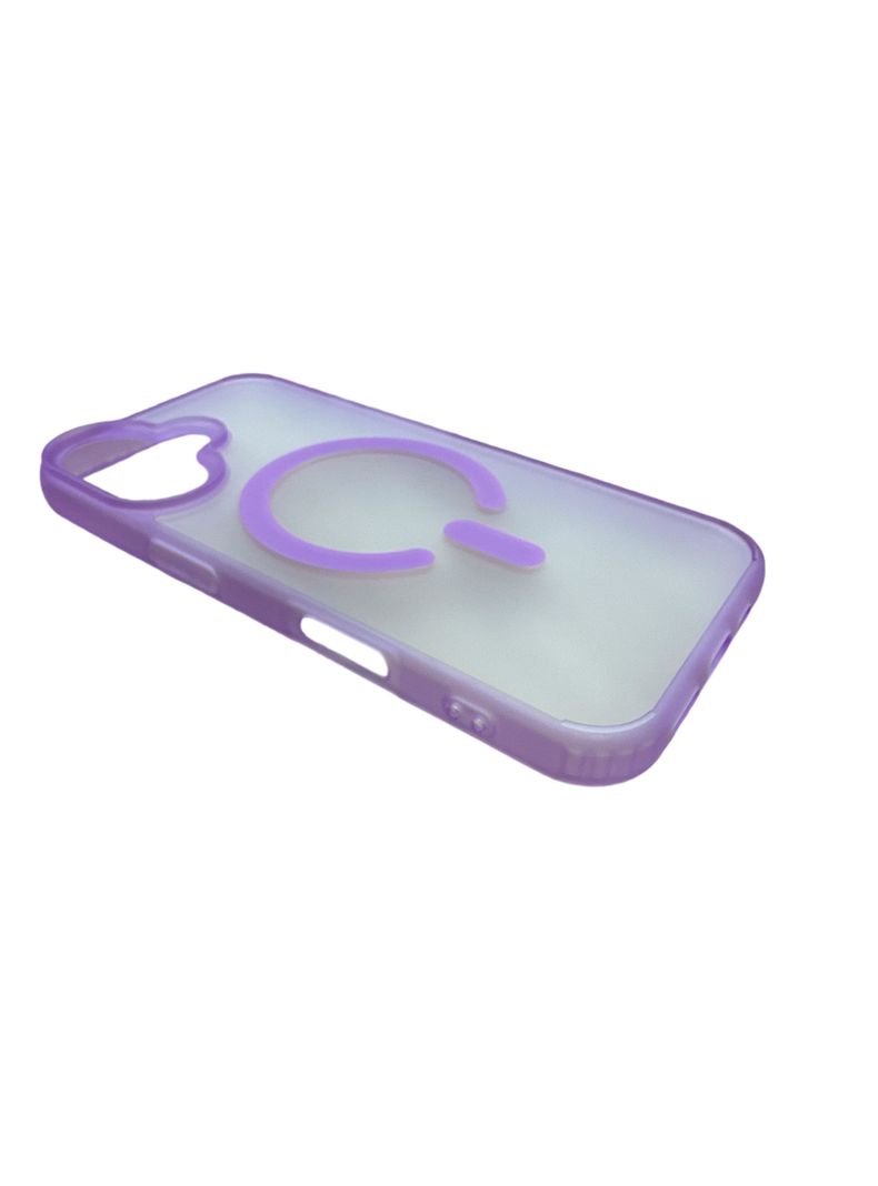 Carcasa Para iPhone 16 Matte Magsafe Lila-2