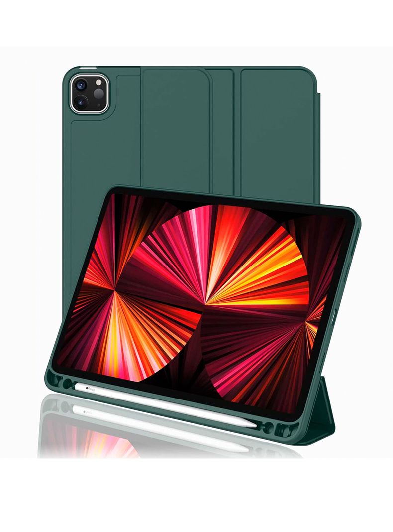 Funda SmartCover Para iPad 11 / iPad 11 Pro Con Ranura Verde-2
