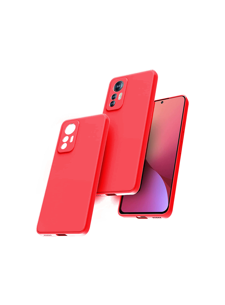 Carcasa Funda para Xiaomi Redmi MI 12 Lite  Rojo-0