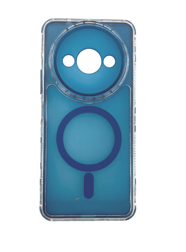 Carcasa Antigolpe 360 Para Xiaomi Redmi A3 Magsafe Azul-0
