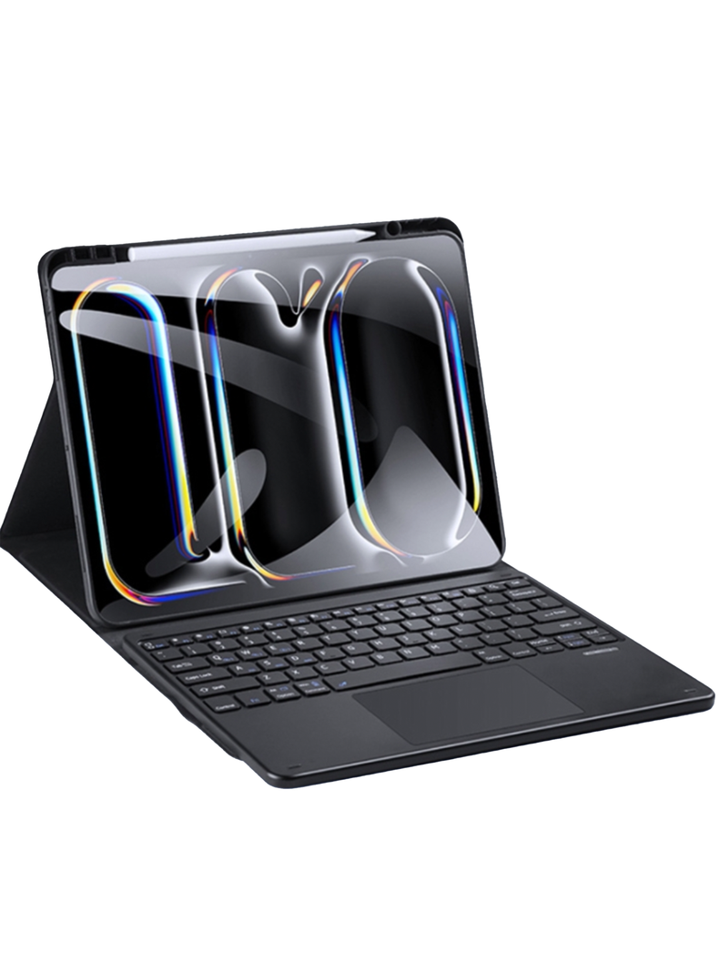 Funda Con Teclado TouchPad Español Para iPad 12.9 Con Ranura-3