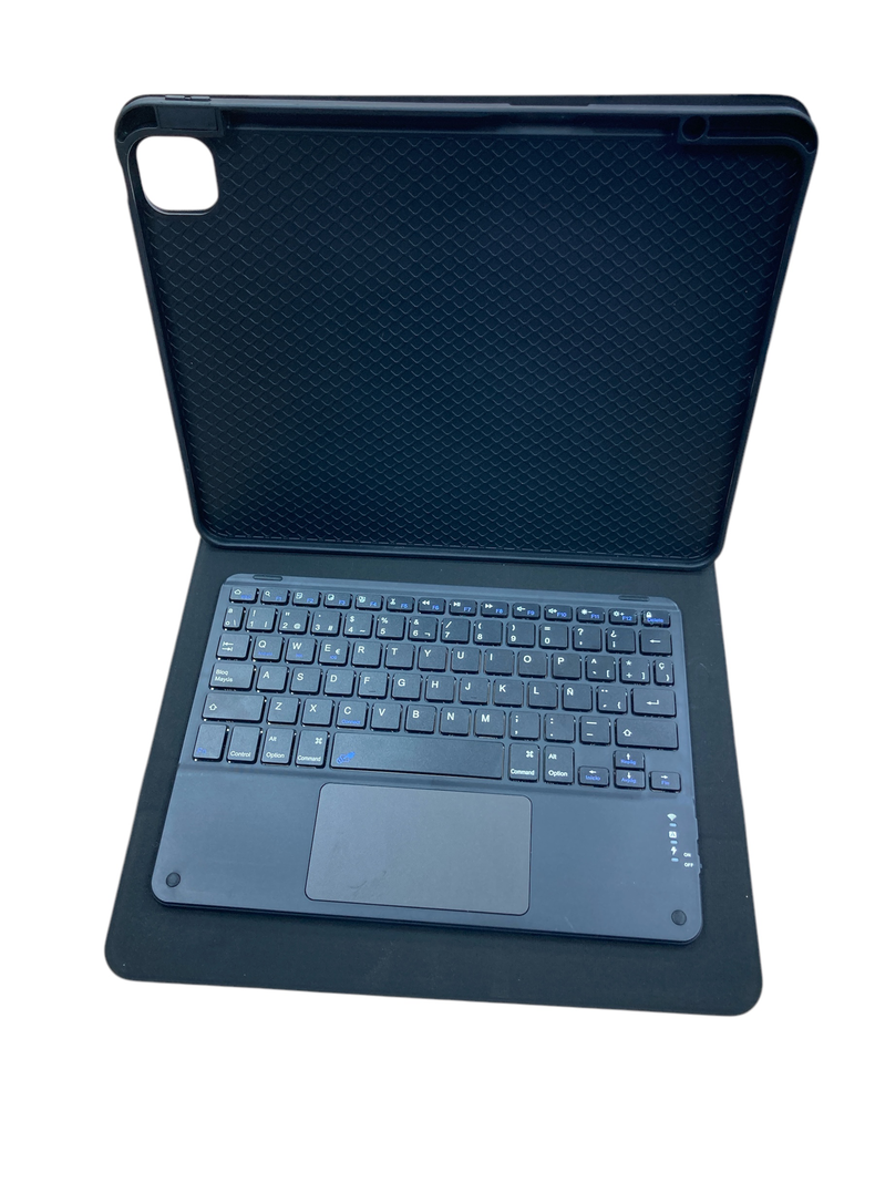 Funda Con Teclado TouchPad Español Para iPad 12.9 Con Ranura-4