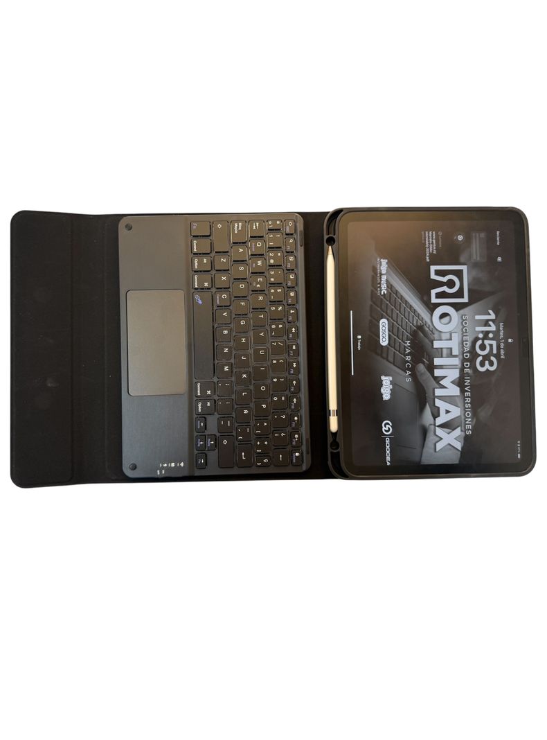 Funda Con Teclado TouchPad Español Para iPad 12.9 Con Ranura-7