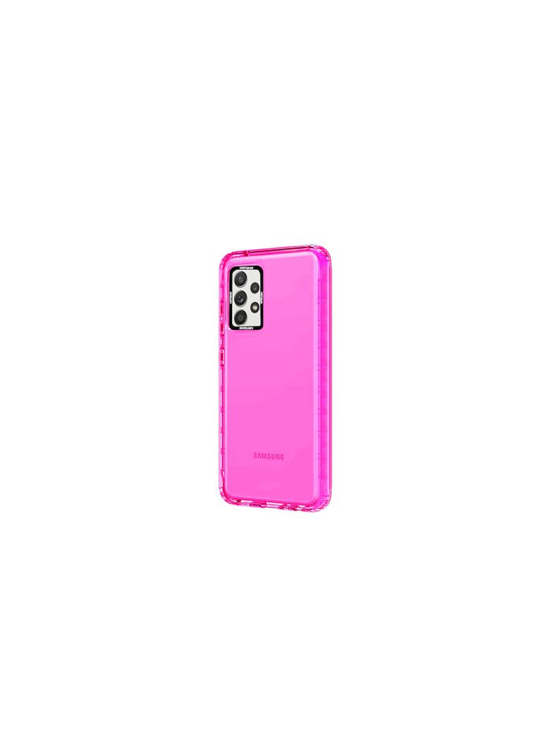 Carcasa Para Samsung A33 Reforzado Fluor Fucsia-0