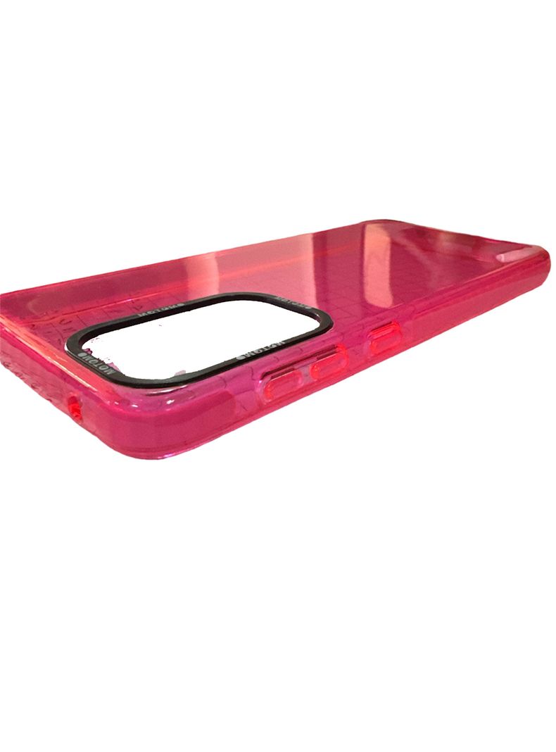Carcasa Para Samsung A33 Reforzado Fluor Fucsia-2