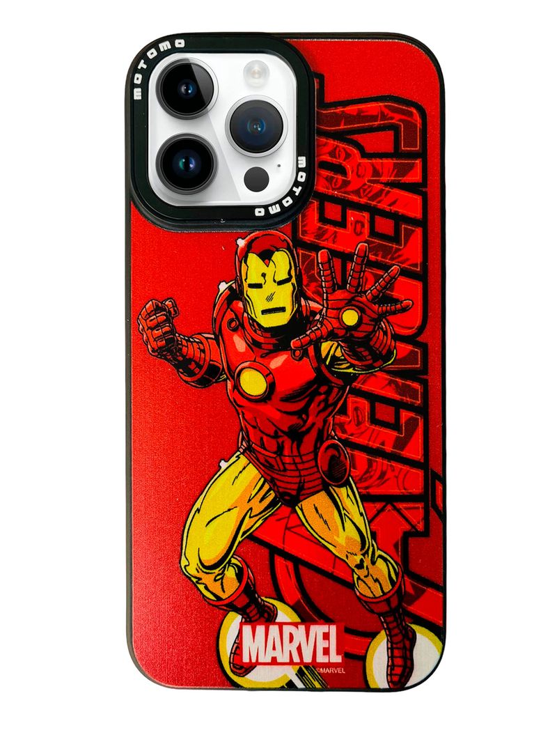 Carcasa Compatible Con iPhone 14 Pro Marvel Iron-Man Rojo