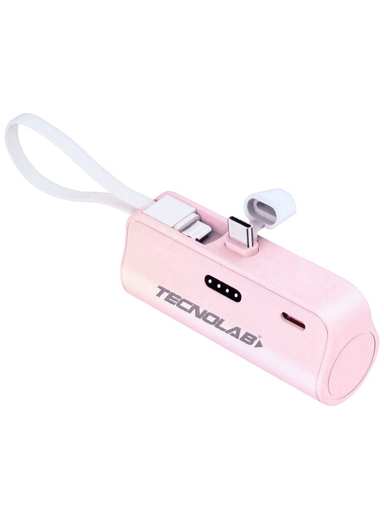 Bateria Externa Power Bank Carga Rapida 10000mah TL778P Rosa Rosado