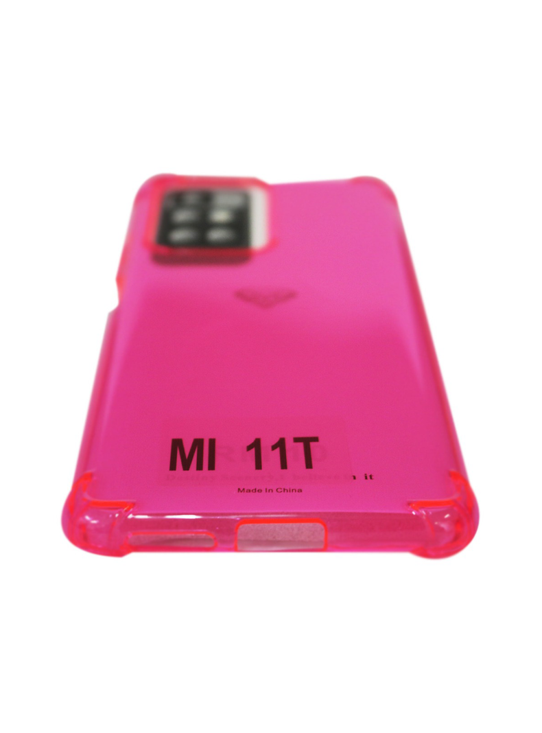 Carcasa Anti-shock Para Xiaomi Mi 11t / Mi 11t Pro Fluor Fucsia-2