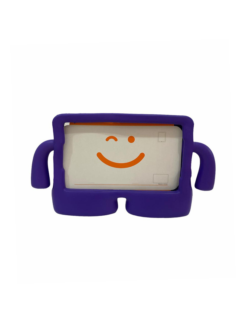 Funda Goma + Lamina Para Samsung Galaxy Tab A7 T500 Lila-1