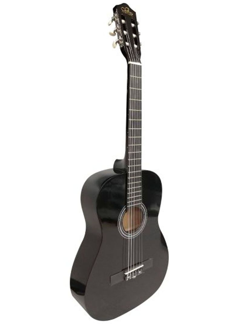 Guitarra Clasica 30 Pulgad Sevillana Acabado De Madera Negro-1