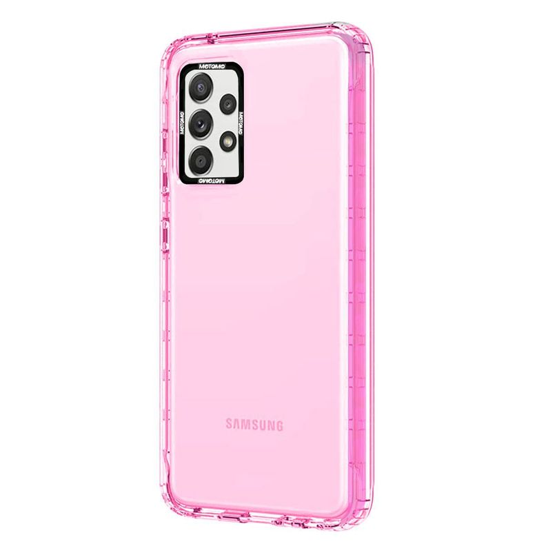 Carcasa Para Samsung A22 5G Reforzado Fluor Rosado-0