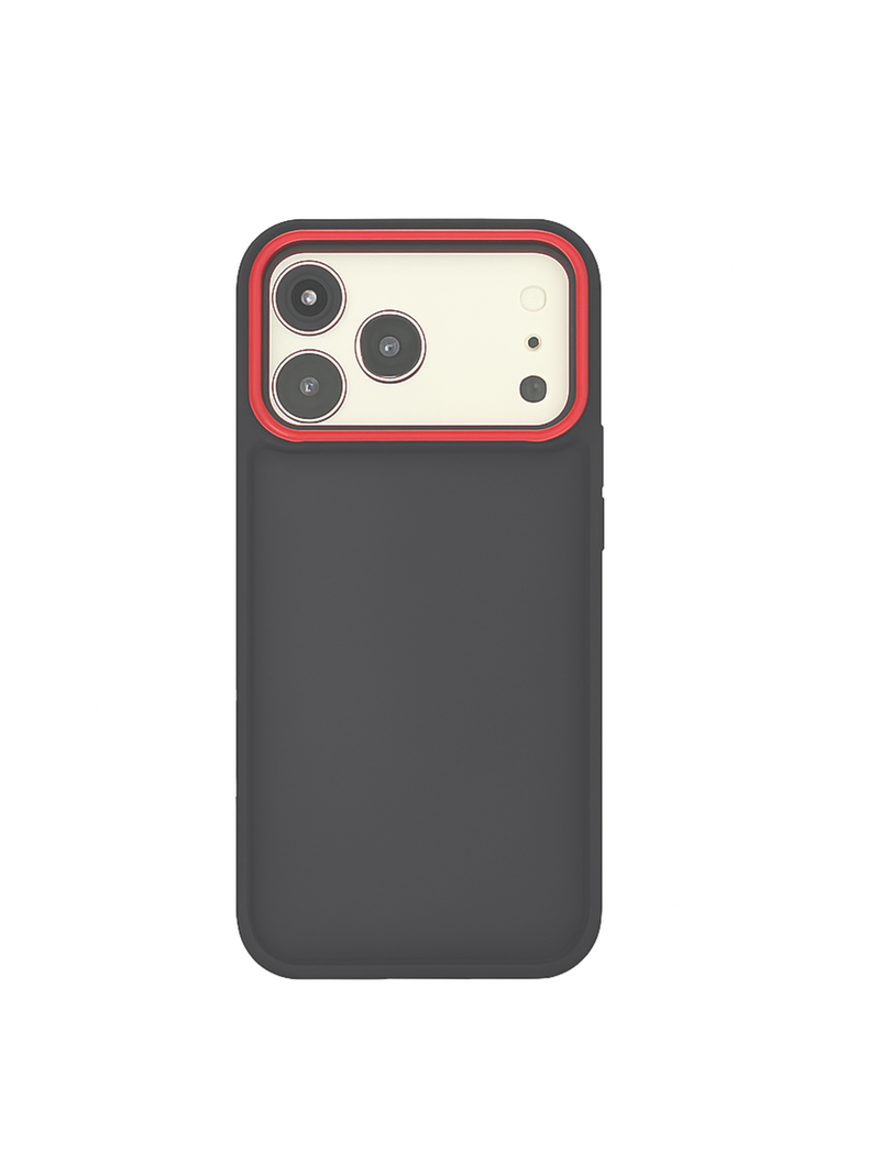 Carcasa Antigolpes Matte Borde Color Para iPhone 17 Pro
