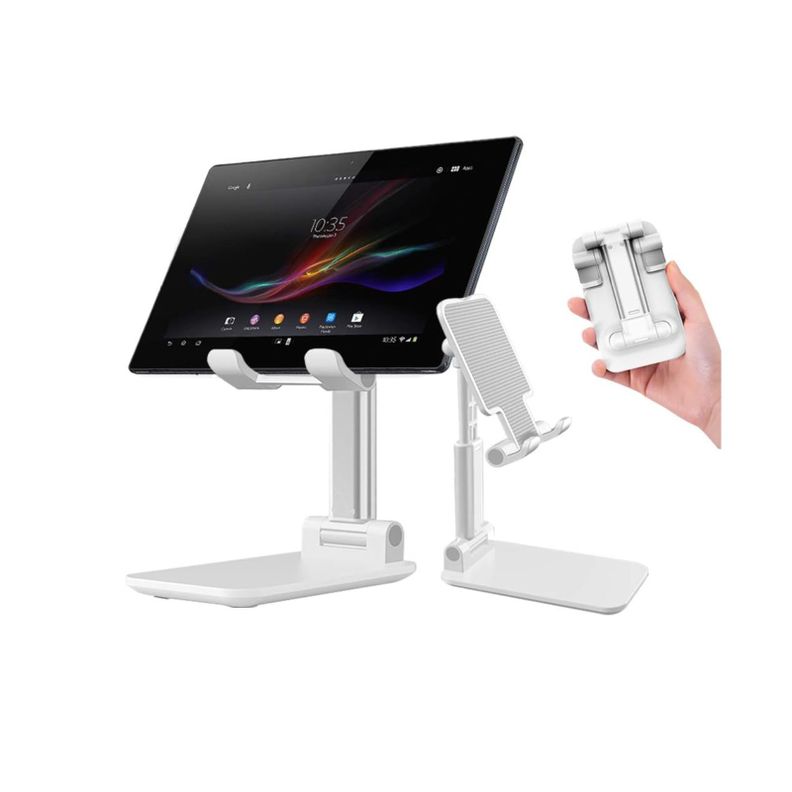 Soporte De Sobremesa Para Teléfono Y Tablet Despegable-0