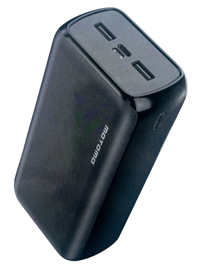 Bateria Portatil Inalámbrico POBAMO38 30.000Mah 2.4A Negro-0