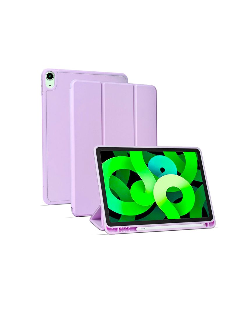 Carcasa Funda Smart Cover Para iPad Air 6 M2 2024 Rosado-0