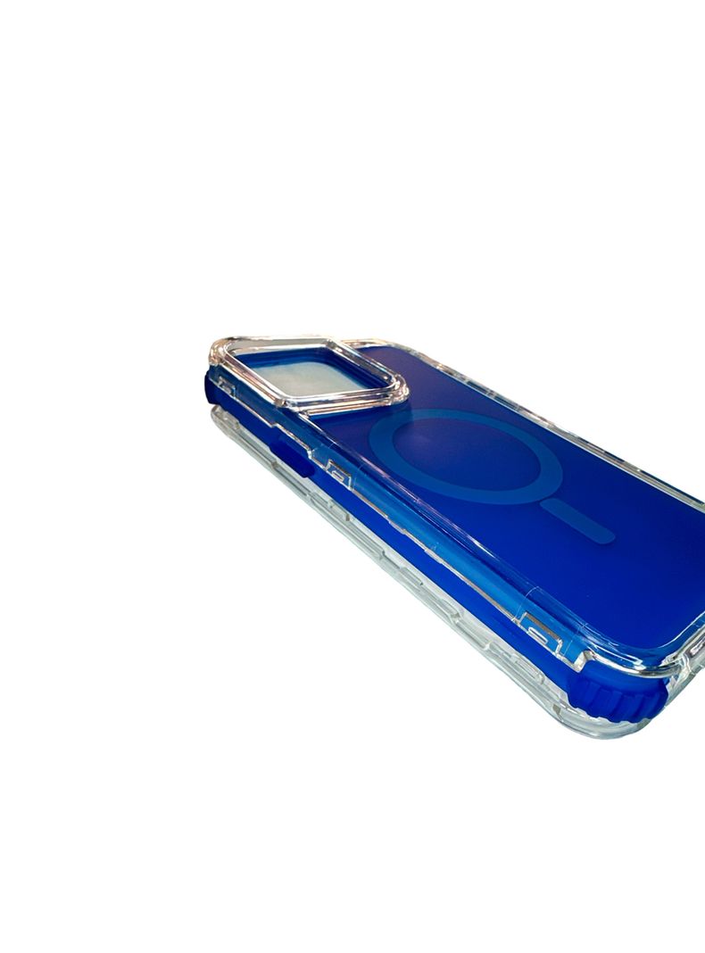 Carcasa Antigolpes 360 Para iPhone 14 Pro Max Azul Fluor-3