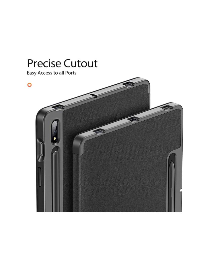 Funda Smart Cover Para Tablet Samsung S9 Fe + Plus Celeste-2