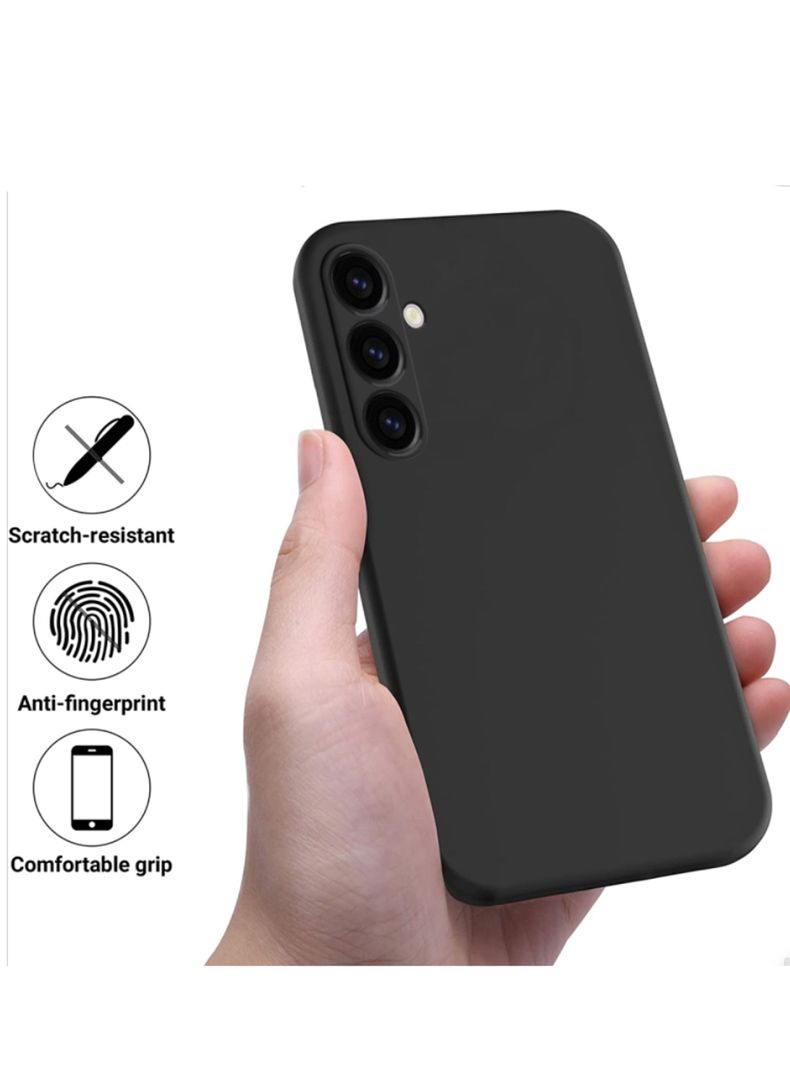 Carcasa Para Samsung S24 FE  Goma Negro-1