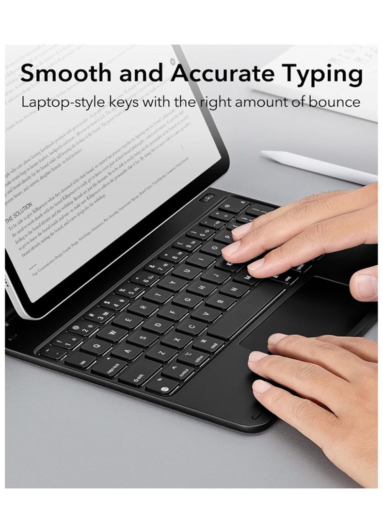 Funda Magnetica Con Teclado Para iPad Air 11 M2 2024-1