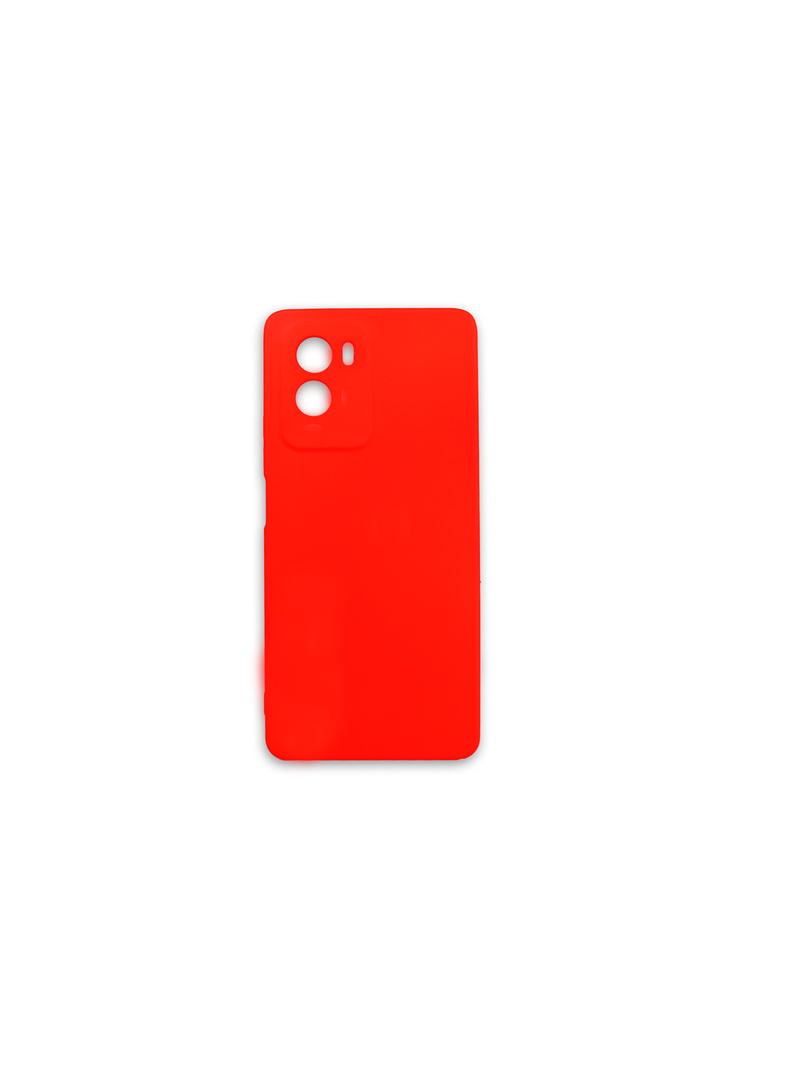 Carcasa Compatible Con Vivo Y15s Goma Rojo Lila