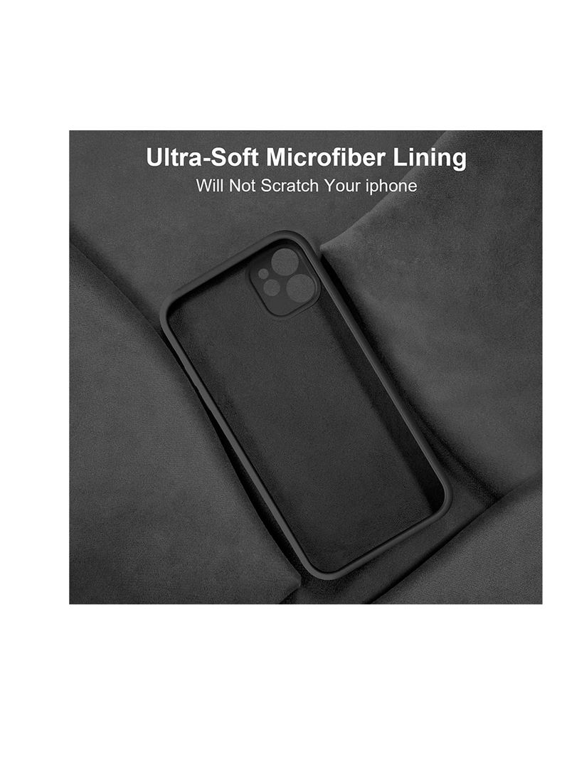 Carcasa Para iPhone 11 Goma Color Negro-2
