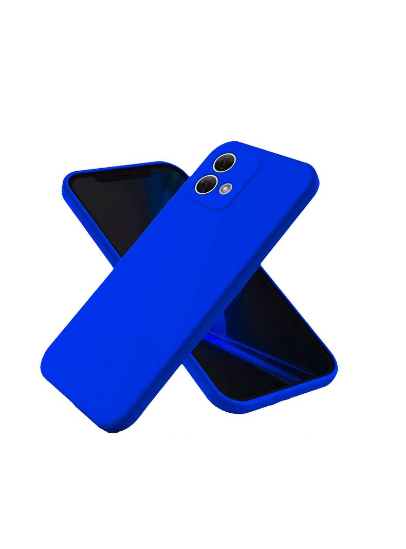 Carcasa Funda  Para Motorola G84 Goma Azul