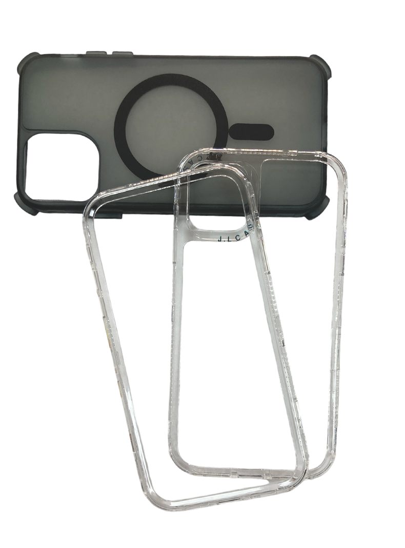 Carcasa Antigolpe 360 Para IPhone 11 Magsafe Azul-1