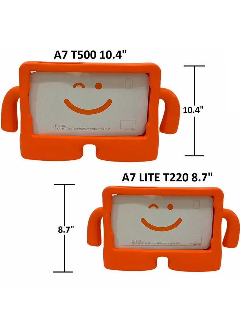 Funda Goma Anti Golpe Para Tablet Sam  Tab A7 T500 Negro-1