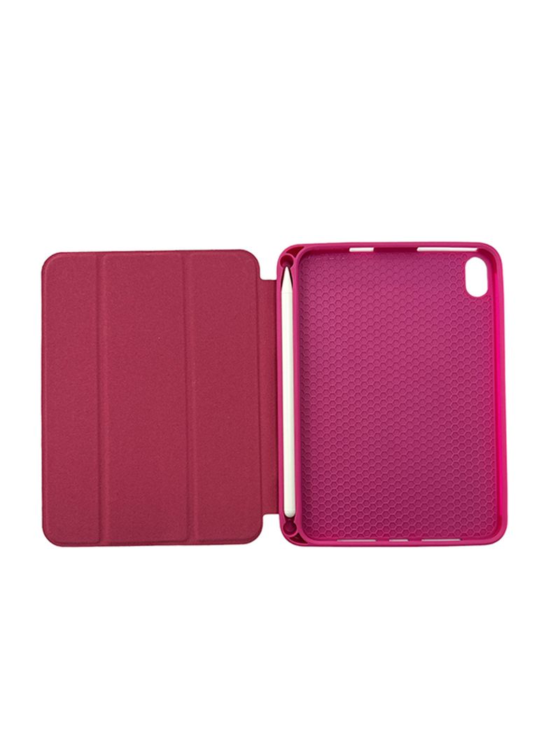 Funda SmartCover Para iPad Mini 6 Con Ranura de Lápiz Fucsia-2