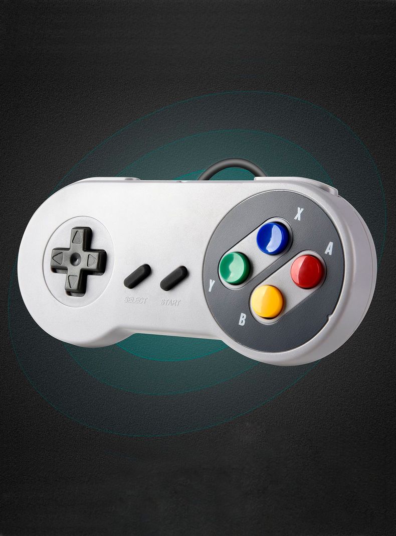 Joystick Para PC Cable USB Diseño Clasico Dblue DBC1009 Gris-3
