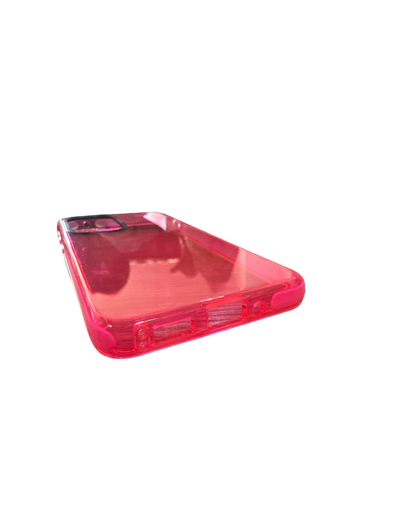 Carcasa Para Samsung A23 Fluor Transparente Borde Negro-3